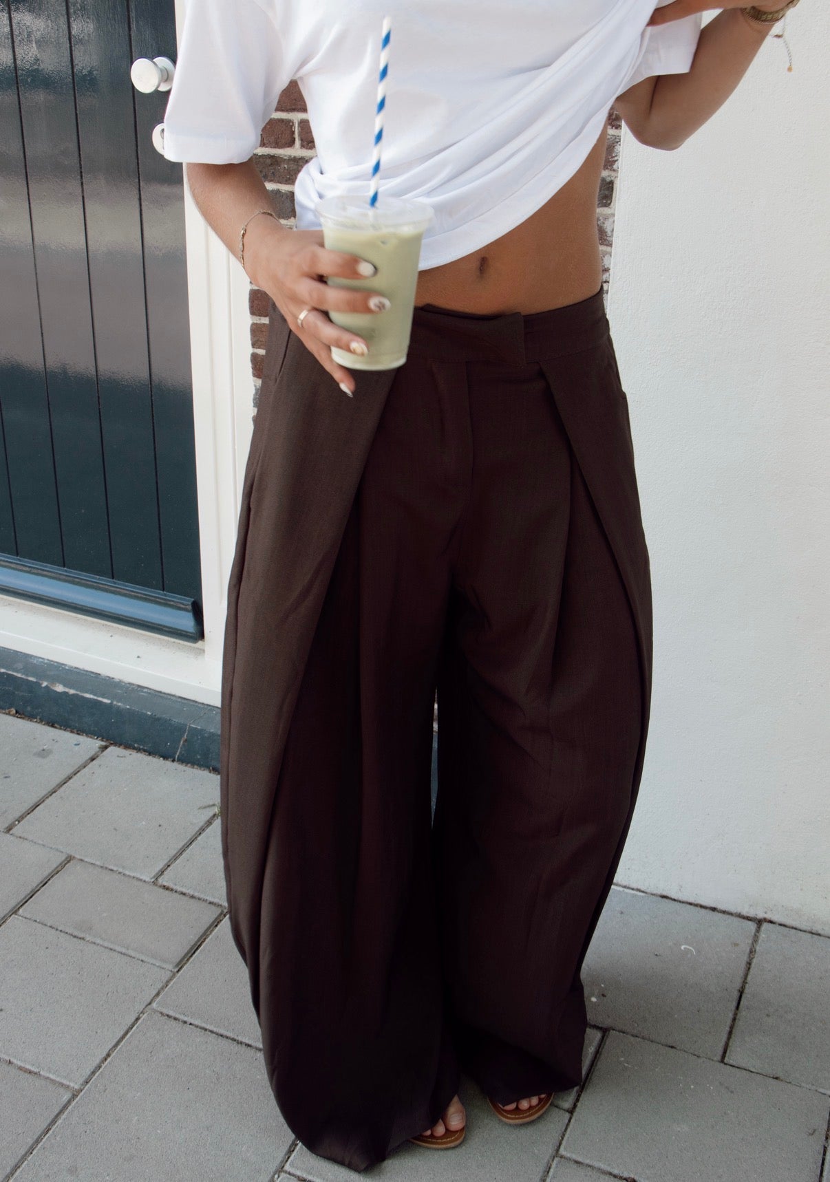 Flowy pantalon (Tall proof) | Bruin
