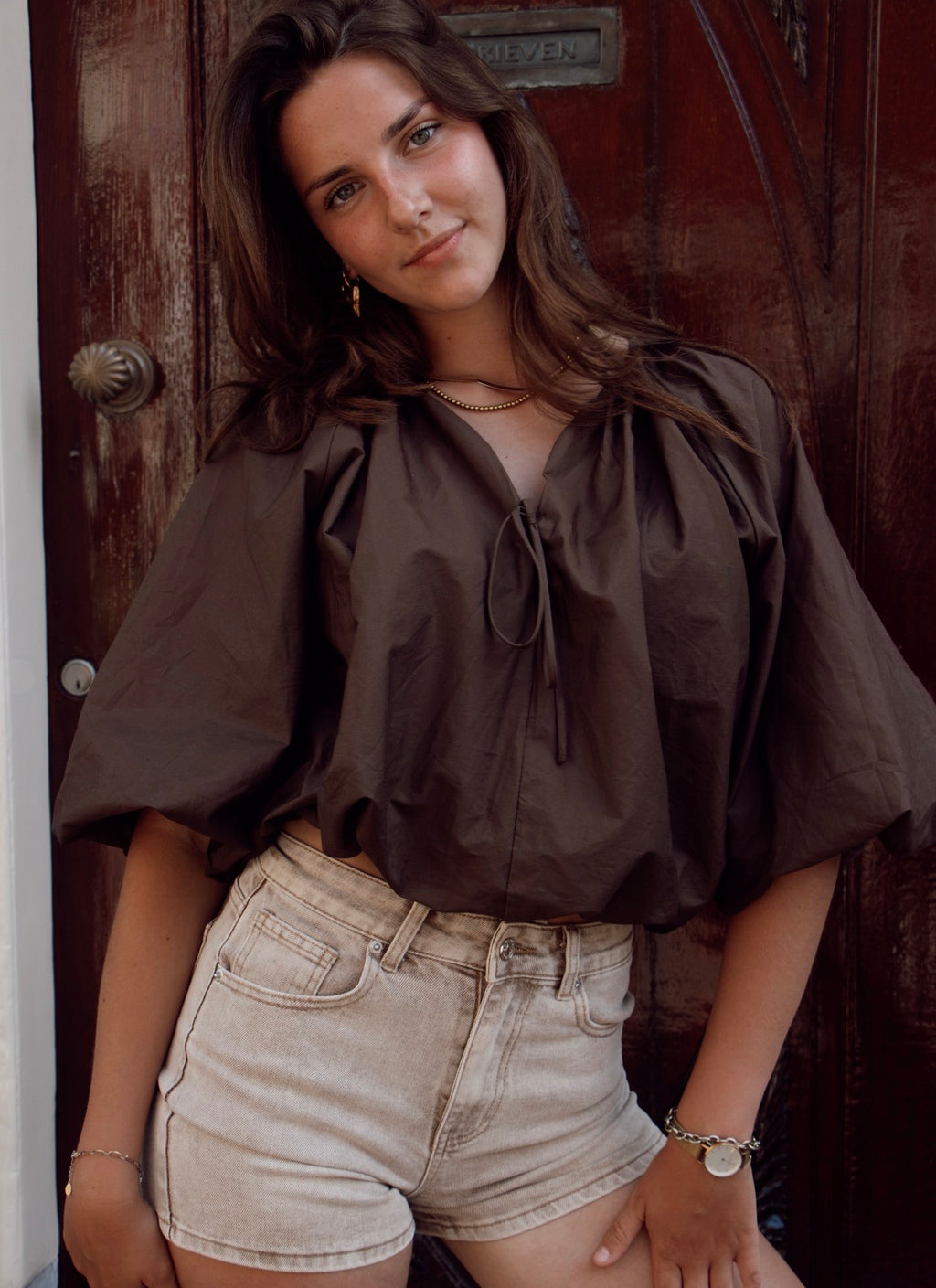 Balloon Blouse | Bruin