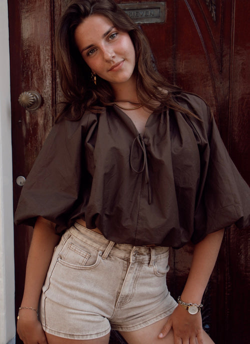 Balloon Blouse | Bruin